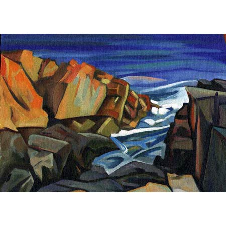 Hunter's Head | oil/panel, 10x12in, 1998