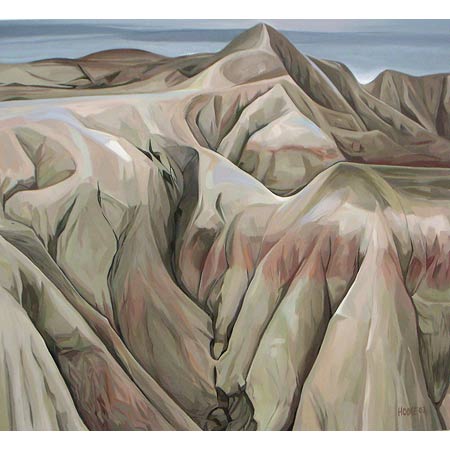 The White Place &nbsp; &nbsp; &nbsp; &nbsp; &nbsp; Oil/Canvas, 30x40in, 2003, Collection Badlands National Park