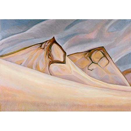 Big Dune&nbsp;&nbsp;&nbsp;|&nbsp;&nbsp;&nbsp;Oil Pastel/paper, 19x24, 1997
