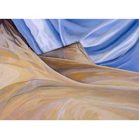 Big Dune&nbsp;&nbsp;&nbsp;|&nbsp;&nbsp;&nbsp;Oil Pastel/paper, 19x24, 1997