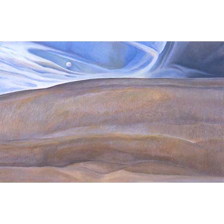 Wet Dune Dune&nbsp;&nbsp;&nbsp;|&nbsp;&nbsp;&nbsp;Oil Pastel/paper, 16x24, 1997