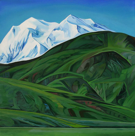 Denali View &nbsp; &nbsp; &nbsp; | &nbsp; &nbsp; &nbsp; Oil/Canvas, 24x20in, 2018