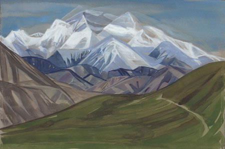 Denali &nbsp; &nbsp; &nbsp; | &nbsp; &nbsp; &nbsp; Gouache, 10x12in, 2016