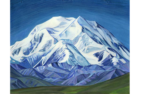 Denali &nbsp; &nbsp; &nbsp; | &nbsp; &nbsp; &nbsp; Egg Tempera/Panel, 8x10in, 2016