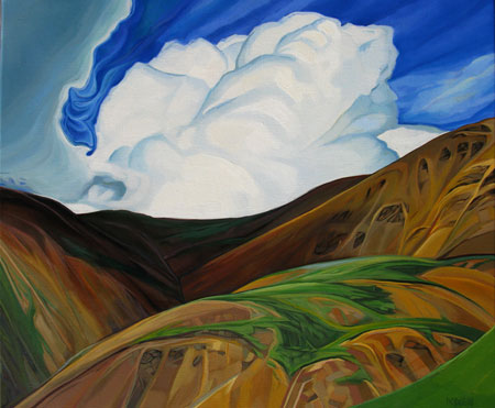 The Cloud &nbsp; &nbsp; &nbsp; | &nbsp; &nbsp; &nbsp; Oil/Canvas, 24x20in, 2018