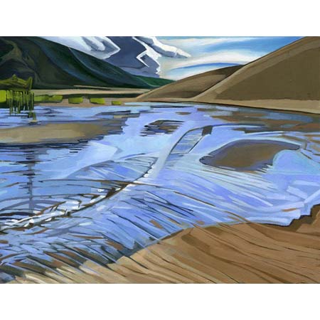 
Medano Creek &nbsp; &nbsp; &nbsp; | &nbsp; &nbsp; &nbsp; Oil Panel, 10x12in, 2009