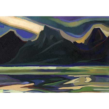 Lake Macdonald 3 | oil/canvas, 10x12in, 2000