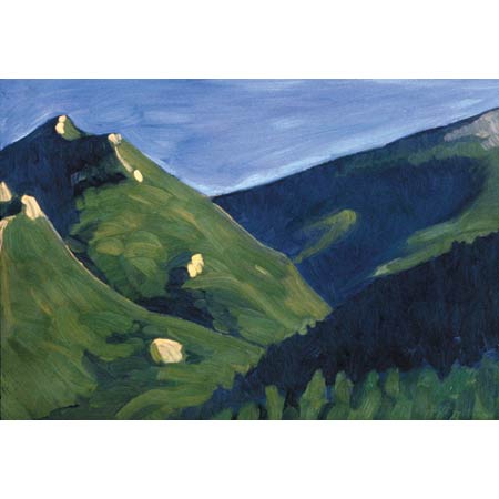 Dusk Valley&nbsp;&nbsp;&nbsp;|&nbsp;&nbsp;&nbsp;oil/canvas, 12x17in, 1993