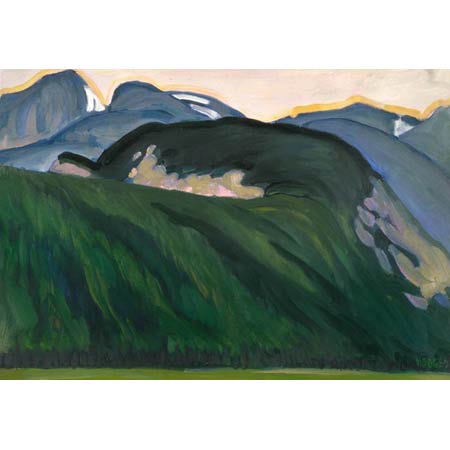 The Morraine&nbsp;&nbsp;&nbsp;|&nbsp;&nbsp;&nbsp;oil/canvas, 19x27in, 1993