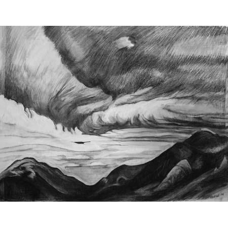 The Space Above&nbsp;&nbsp;&nbsp;|&nbsp;&nbsp;&nbsp;charcoal/paper, 18x24in, 1993