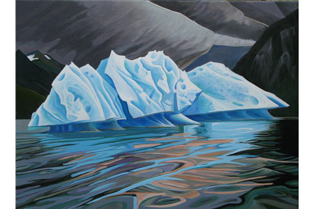 Iceberg One &nbsp; &nbsp; &nbsp; | &nbsp; &nbsp; &nbsp; Oil/linen, 18x24in, 2015