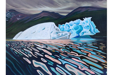 Iceberg Two &nbsp; &nbsp; &nbsp; | &nbsp; &nbsp; &nbsp; Oil/linen, 18x24in, 2015
