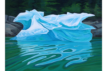 Iceberg Three &nbsp; &nbsp; &nbsp; | &nbsp; &nbsp; &nbsp; Oil/linen, 18x24in, 2015