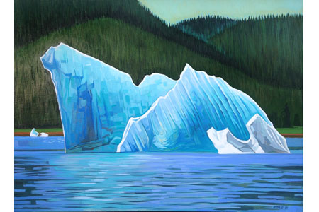Iceberg Four &nbsp; &nbsp; &nbsp; | &nbsp; &nbsp; &nbsp; Oil/linen, 18x24in, 2015