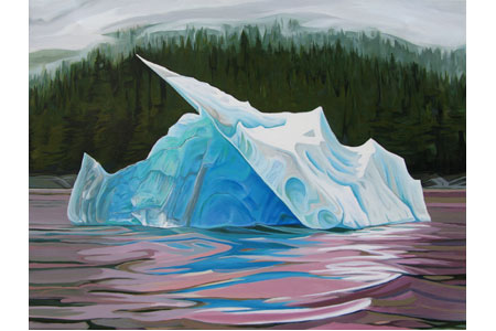 Iceberg Five &nbsp; &nbsp; &nbsp; | &nbsp; &nbsp; &nbsp; Oil/linen, 18x24in, 2015