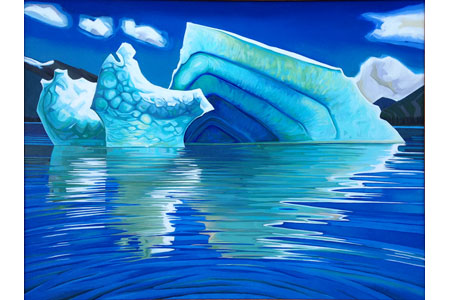 Iceberg Six &nbsp; &nbsp; &nbsp; | &nbsp; &nbsp; &nbsp; Oil/canvas, 30x40in, 2015