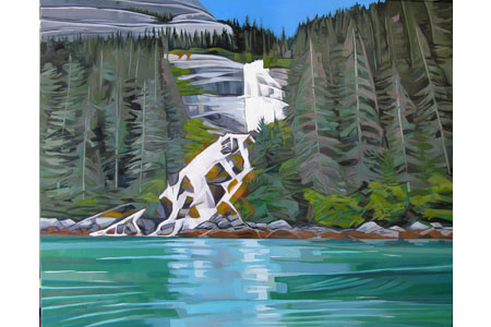 Waterfall &nbsp; &nbsp; &nbsp; | &nbsp; &nbsp; &nbsp; Oil/linen, 20x24in, 2015