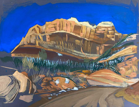 Study 1 &nbsp; &nbsp; &nbsp; | &nbsp; &nbsp; &nbsp; Gouache/Paper, 2023