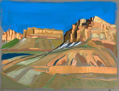 Study 2 &nbsp; &nbsp; &nbsp; | &nbsp; &nbsp; &nbsp; Gouache/Paper, 2023