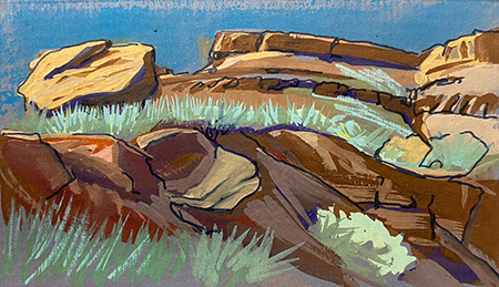 Study 8 &nbsp; &nbsp; &nbsp; | &nbsp; &nbsp; &nbsp; Gouache/Paper, 2023