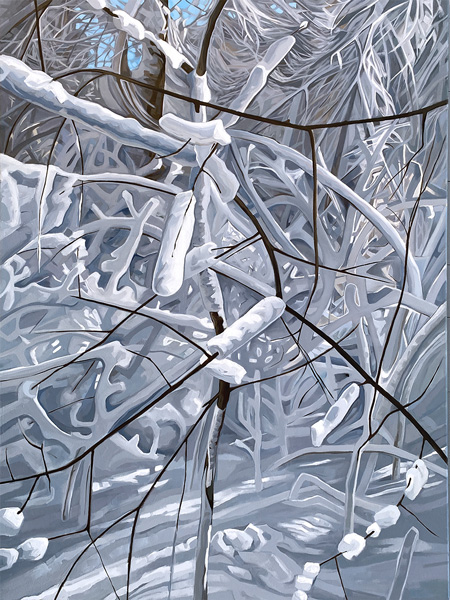 Cold Cover [SOLD] &nbsp; &nbsp; &nbsp; | &nbsp; &nbsp; &nbsp; Oil/Canvas, 40x30in, 2023