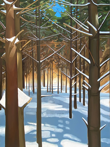 Glade &nbsp; &nbsp; &nbsp; | &nbsp; &nbsp; &nbsp; Oil/Canvas, 40x30in, 2024